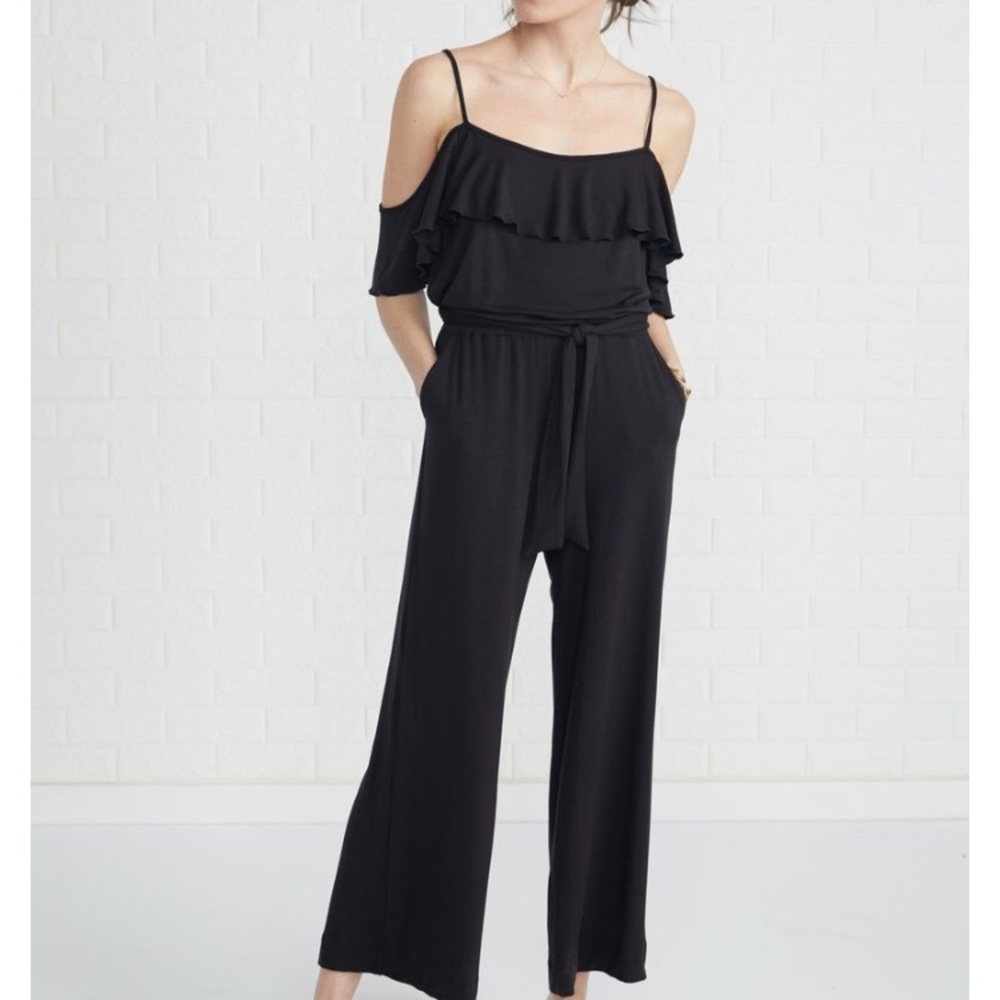 Amour Vert Camila Jumpsuit in Black